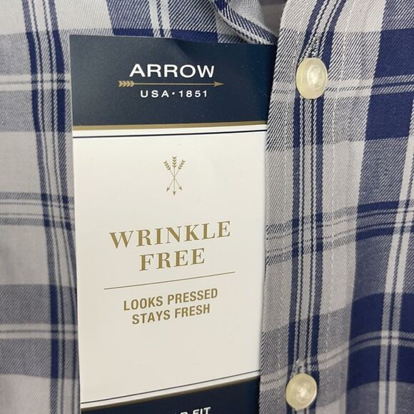 Arrow Wrinkle Free Men’s Button Down - Picture 3 of 4